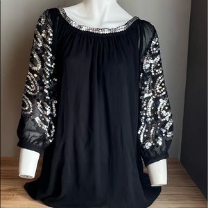 NWT DG2 by Diane Gilman top Size XSmall
